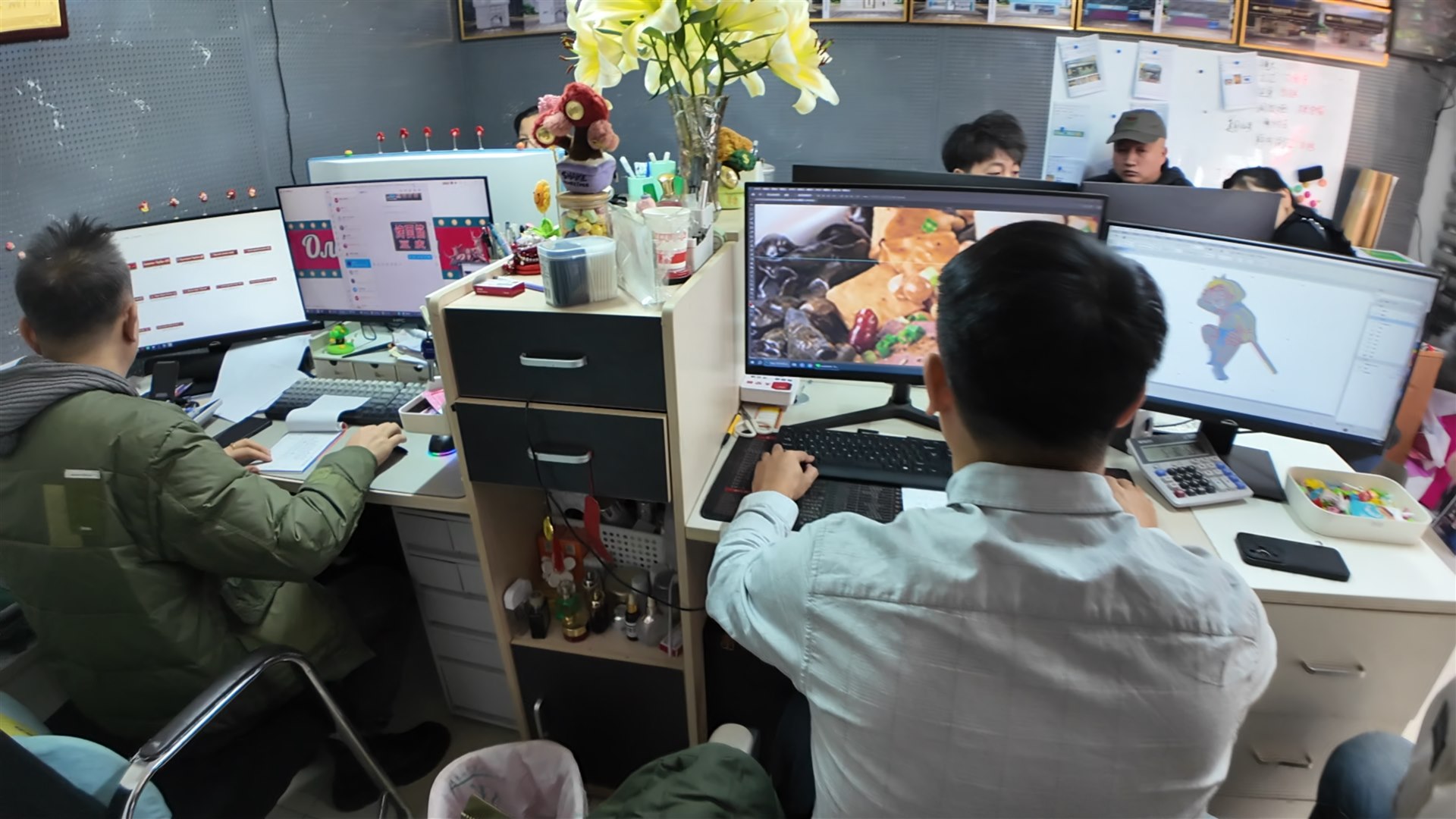 馨迪设计部办公区